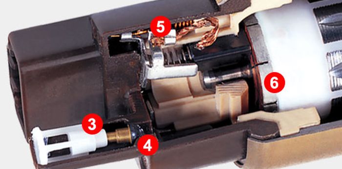 Ilustrasi bagian dalam fuel pump