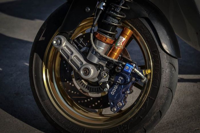 Suspensi, pelek, dan rem sudah diganti