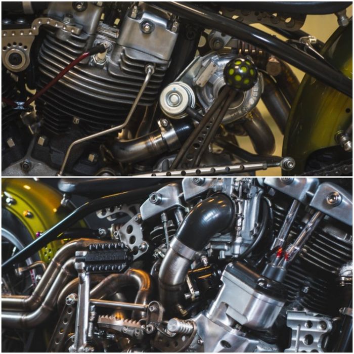 Mesinnya dicangkok dengan turbocharger