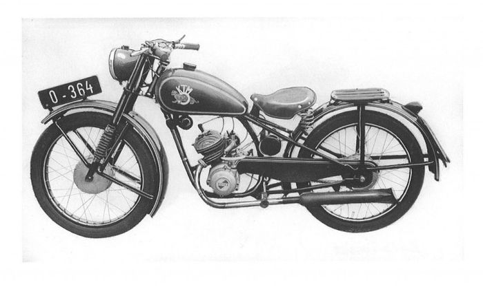 KTM R100 1954 jadi motor pertama buatan KTM