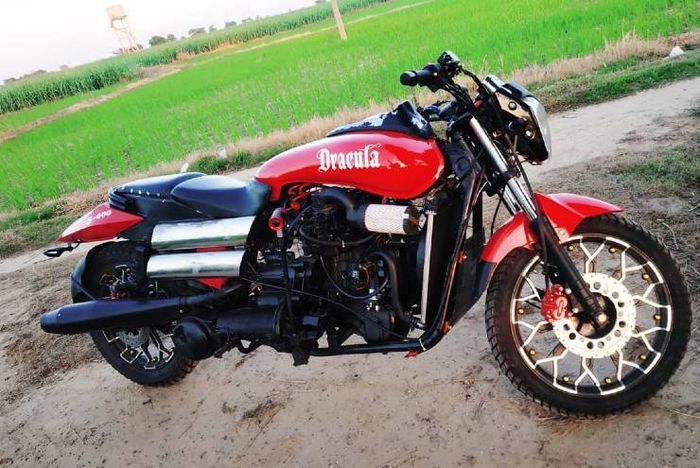 penampakan cruiser Hampir-Davidson Dracula S-800