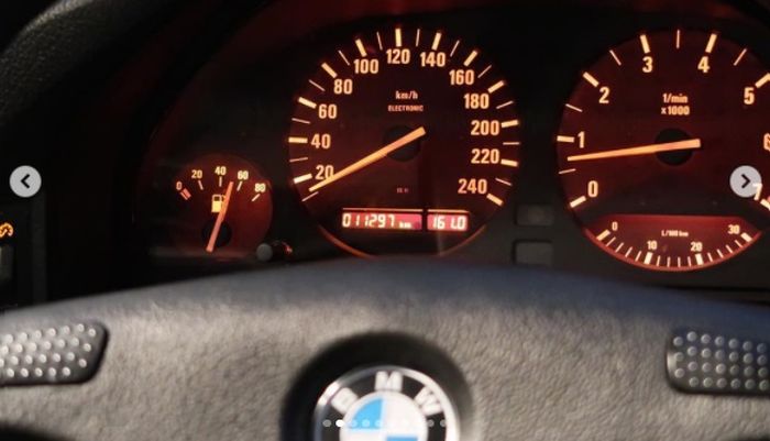 Odometer BMW 520i E34 1994 baru 11 ribu km
