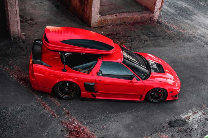 Honda NSX ceper pakai tenda kemping buat keliling Amerika