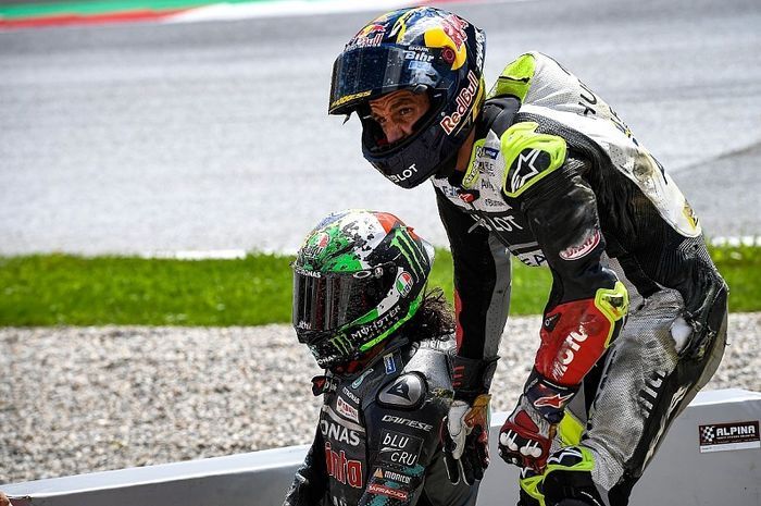 Ilustrasi. Biang kerok kecelakaan di MotoGP Austria 2020, Johann Zarco langsung minta ampun ke Valentino Rossi.