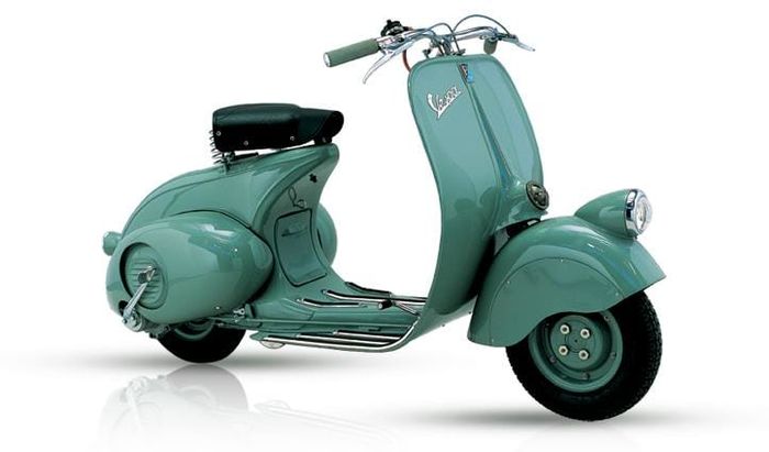 generasi kedua Vespa MP6 Prototype atau dikenal Vespa 98 rakitan 1946