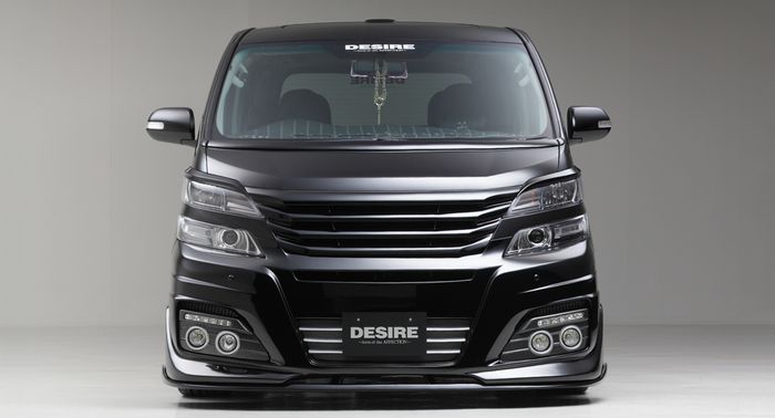 Tampilan depan Toyota Vellfire hasil kreasi Affection