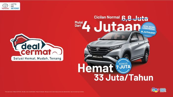 Program Deal Cermat Toyota yang akan hadir di IOOF 2020