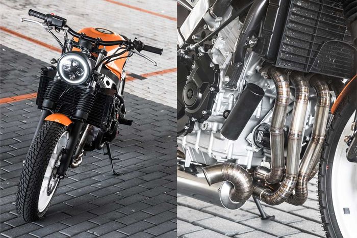 Tampilan depan dan mesinnya