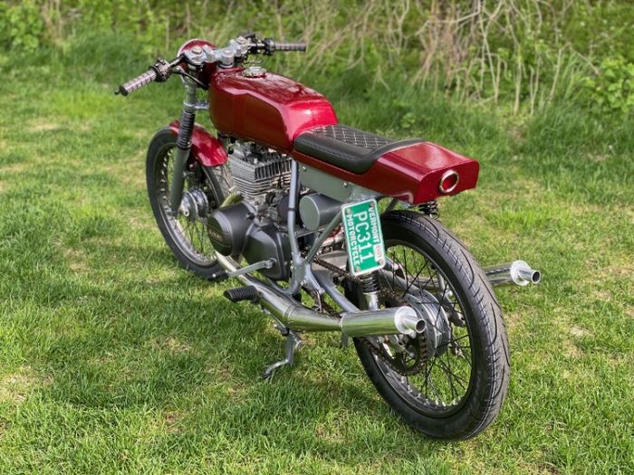 cafe racer dari Suzuki GT185 Adventurer 