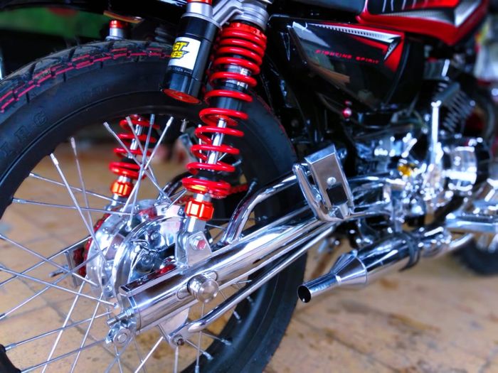 Detail Yamaha RX-King milik pelanggan asal Bangka Belitung yang dimodif di Bajay Motor
