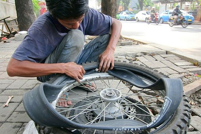 Ban dalam sepeda motor (Foto: Trialgame.id)  