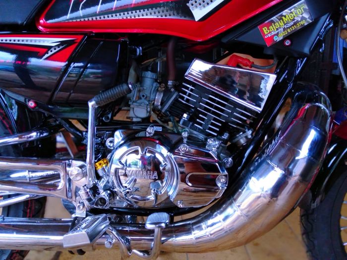 Detail Yamaha RX-King milik pelanggan asal Bangka Belitung yang dimodif di Bajay Motor