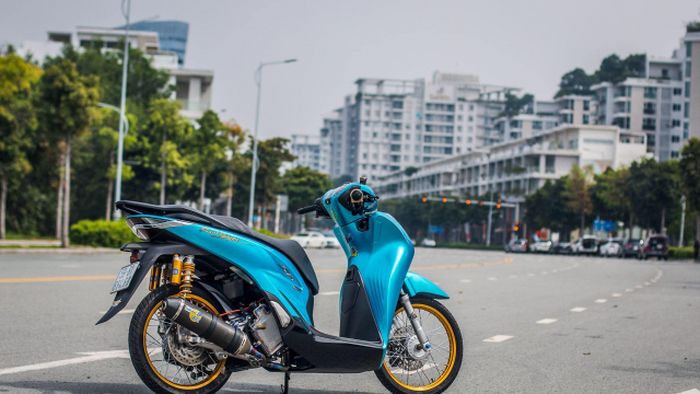 Modifikasi mewah dan elegan Honda SH150i