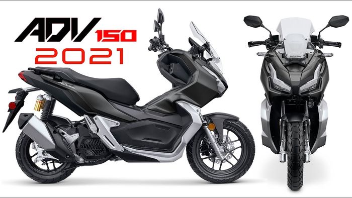 Honda ADV150 2021 yang ada di Amerika Serikat.