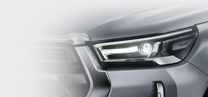 Headlamp proyektor LED Toyota New Hilux tipe V 