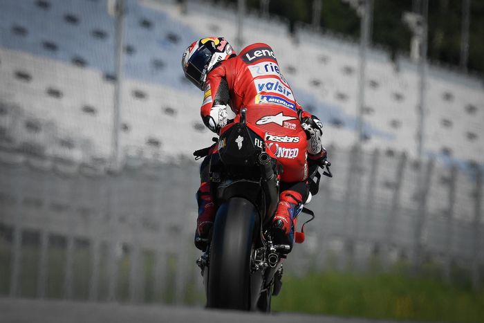 Andrea Dovizioso memiliki hasil berbeda di dua race double header MotoGP Austria 2020