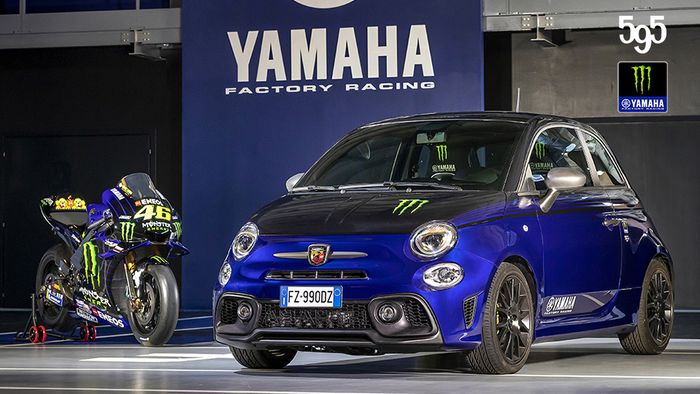 Fiat luncurkan New Abarth 595 Monster Energy Yamaha diambil dari livery YZR-M1 Valentino Rossi di MotoGP