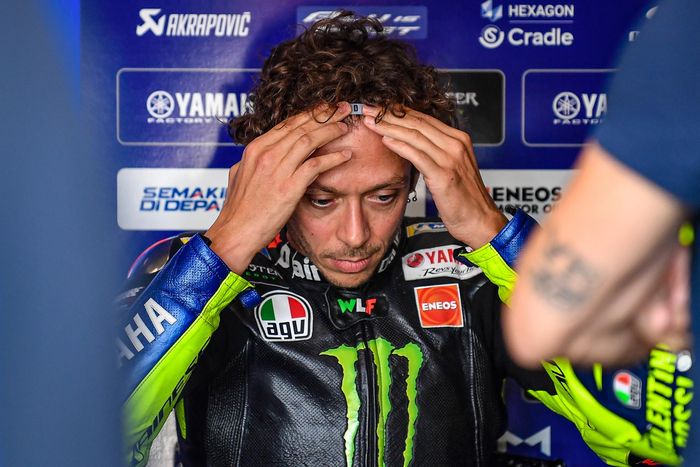 Valentino Rossi alami beragam masalah dengan Yamaha YZR-M1 di MotoGP 2020