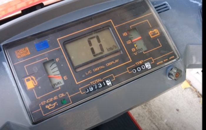 panel indikator Honda Spacy 50 versi custom