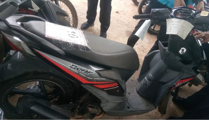 penampakan Honda BeAT yang dilelang Kejaksaan Negeri Lampung Utara, nilai limit hanya Rp 500 ribuan