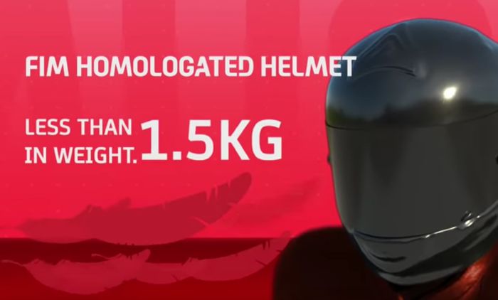 Bobot helm wajib kurang dari 1,5 kg