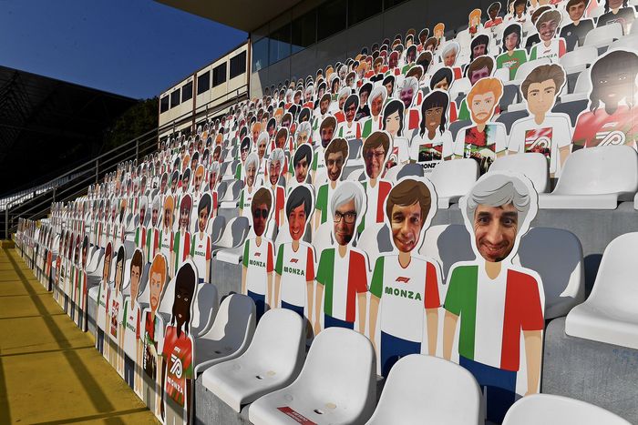 Penonton bohongan di F1 Italia 2020