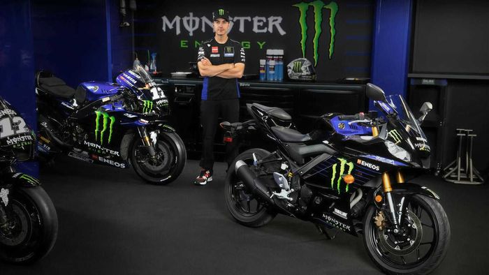 detail Yamaha YZF-R3 Monster Energy MotoGP Edition versi 2021