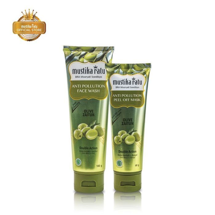 Rekomendasi Sabun Muka Anti Polusi untuk Bikers: Mustika Ratu Anti Pollution Zaitun Face Wash