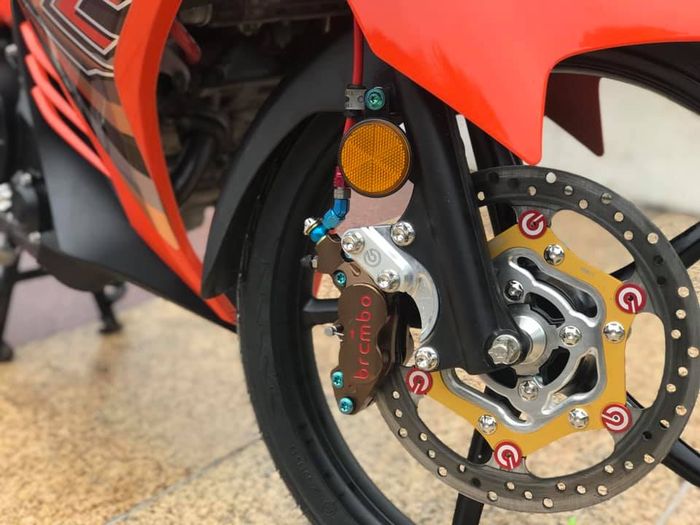 Pengereman depan sudah diupgrade