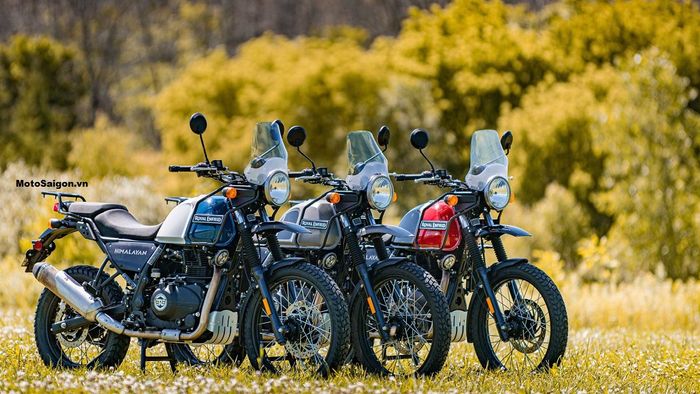Royal Enfield Himalayan 2021 warna Lake Blue, Gravel Grey dan Rock Red