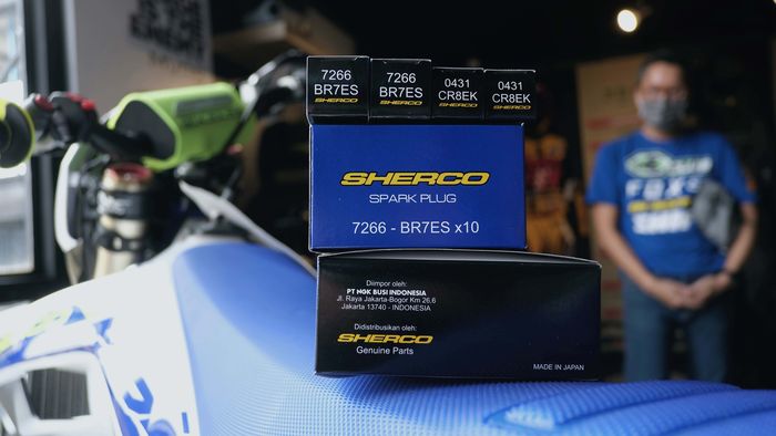 Busi NGK jadi part fast moving untuk motor-motor Sherco