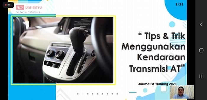 Seminar dari Daihatsu, berkendara dengan transmisi AT