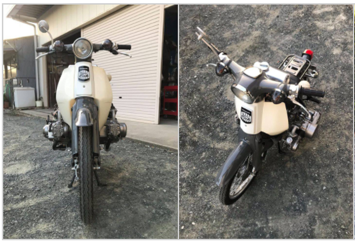 penampakan Honda Super Cub C50 bantet