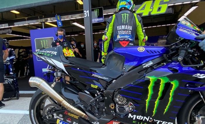 Bos tim Yamaha, Massimo Meregalli mengaku puas dengan Yamaha YZR-M1 meski top speednya tidak bertambah pada saat tes MotoGP Misano.