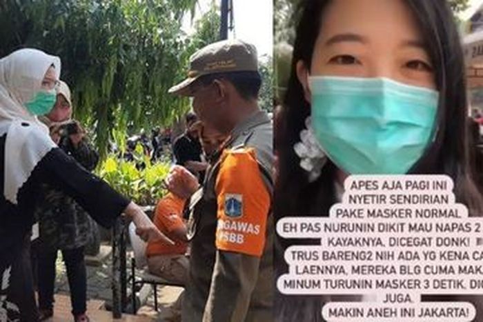 Polemik penertiban penggunaan masker di mobil