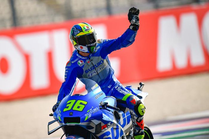 Joan Mir raih podium di MotoGP Emilia Romagna 2020