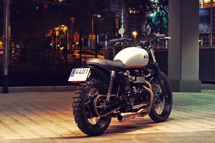 Triumph Bonneville T100 Steve McQueen scrambler