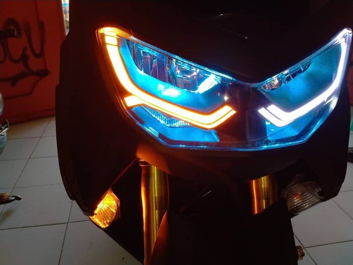 Model custom DRL welcome NMAX baru yang pertama.