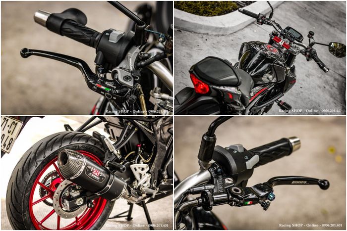 Aksesori lainnya yang dipakai Suzuki GSX-S150 ini