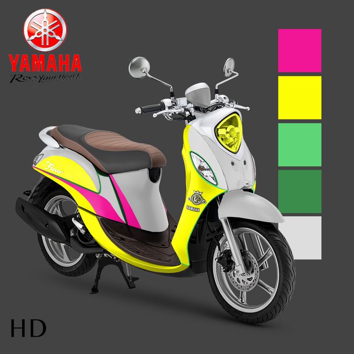 Yamaha Fino berjuluk 'Diskoria'.