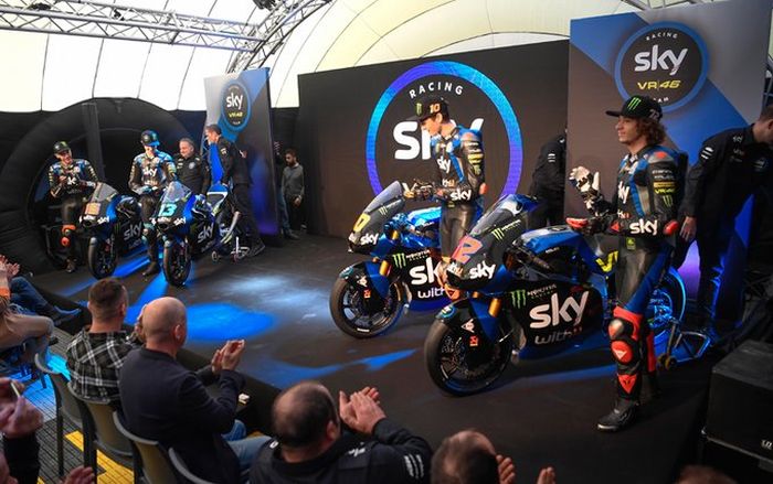 Saat ini Valentino Rossi baru memiliki tim yang bermain di kelas Moto3 dan Moto2 yaitu SKY Racing Team VR46