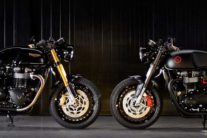 Triumph Thruxton RS cafe racer serupa tapi tak sama