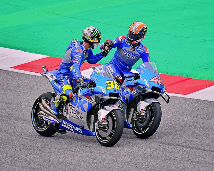 Joan Mir dan Alex Rins tampil kompetitif di MotoGP Catalunya 2020