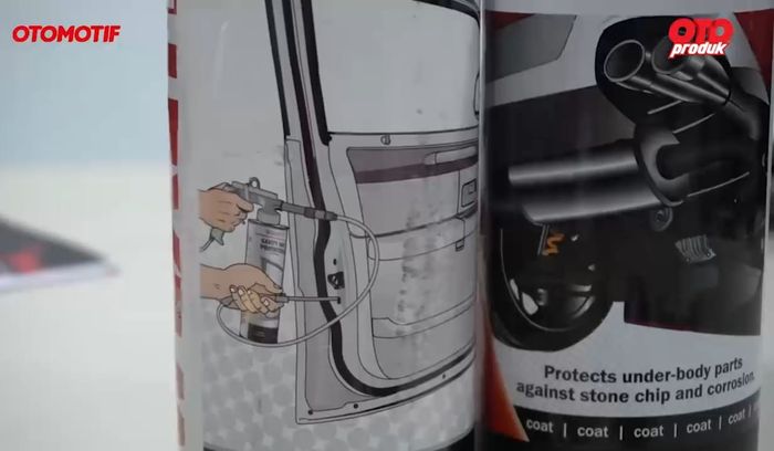 Wealthy Cavity Wax (kemasan sebelah kiri) sifatnya lebih encer, dan dikhususkan buat bagian-bagian yang sulit dijangkau 