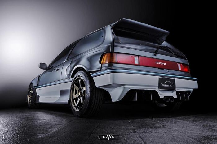 Paket wide body kit untuk Honda Civic Nouva (EF), karya Pengepul Mobil X Musa Tjahjono West Coast Custom