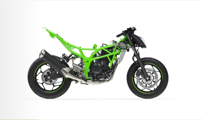 Kawasaki Ninja 125 punya basis desain mirip Ninja 250 SL