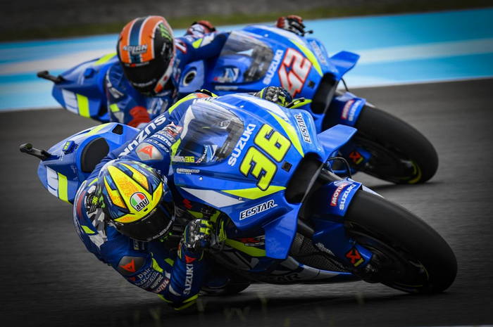 Alex Rins dan Joan Mir berhasil bawa terbang nama Suzuki di MotoGP 2020.