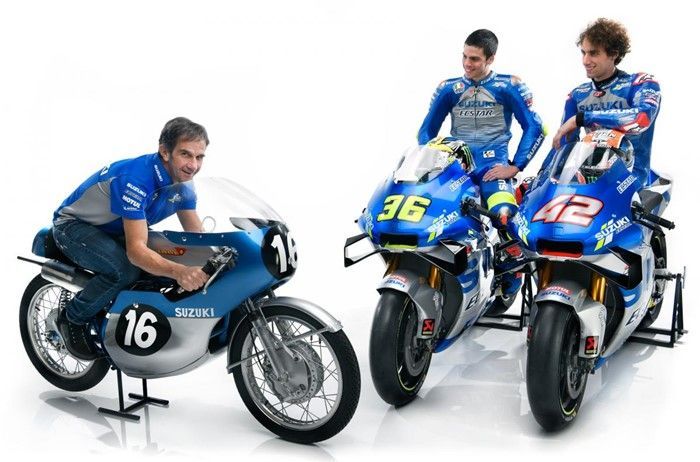 livery biru-silver Suzuki RM62 jadi inspirasi Suzuki GSX-RR 2020 MotoGP