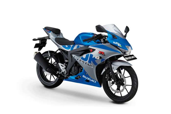 Suzuki GSX-R150 dapat warna dan livery spesial ala tim Suzuki Ecstar di MotoGP 2020.