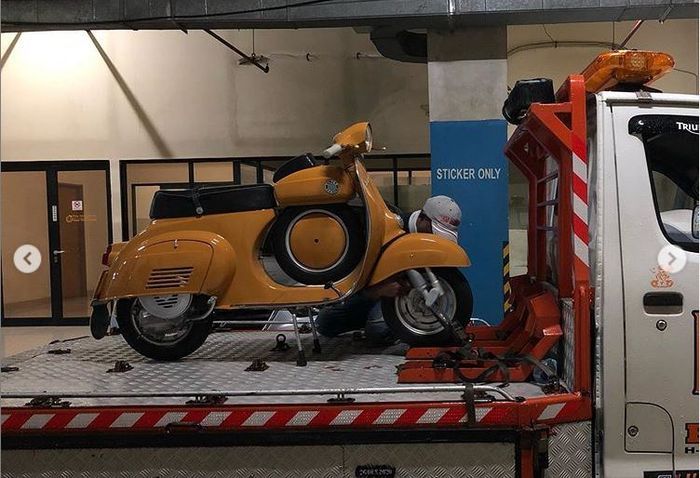 Vespa SS50 super langka sudah laku terjual